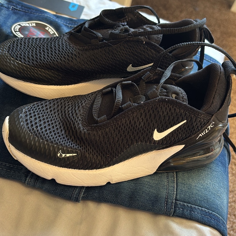 Nike Air Max 270 Black and White Shoes